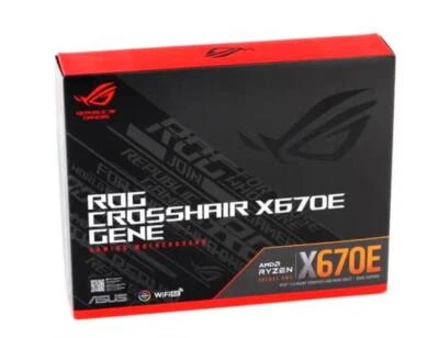 ASUS ROG CROSSHAIR X670E GENE AMD X670 Socket AM5 Micro ATX DDR5 Motherboard - Image 1 of 4