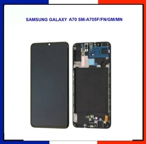 ÉCRAN DE REMPALCEMENT POUR SAMSUNG GALAXY A70 A705F NOIR LCD VITRE TACTILE - Imagen 1 de 1