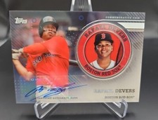 RAFAEL DEVERS 2020 Topps Series 2 Commemorative Coin Auto /10