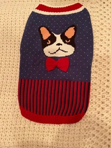 CUTE CUDDLY WARM  FLASHY  KNIT  SWEATER FOR SMALL DOG - Picture 1 of 2