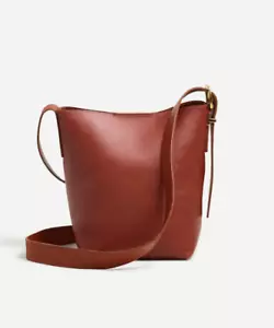 Madewell 138 $ The Essential Mini Bucket Tote Leder warm zimtfarben NN397 D - Bild 1 von 13