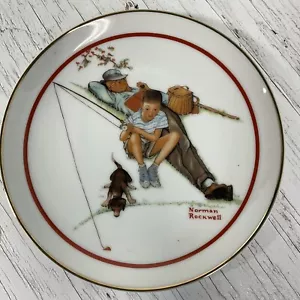 Plato Esperando Cena Norman Rockwell De Colección 6.25" Plato GnuFoundArt - Imagen 1 de 8