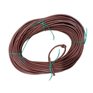 Tree Plant Tying Tube Brown 8mm 10mm & 12mm Diam Heavy Duty Flexible Plant Tie - Picture 1 of 10
