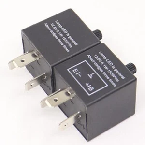 Electronic LED Adjustable Flasher Relay For Turn Signal Z6L2 Hot Light A2V7 L1C3 - Picture 1 of 8