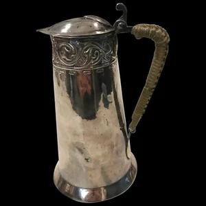 Historische Kaffeekanne (2. Jahrhundert Silberteller). Keswick Schule. Sammlerstück. - Bild 1 von 4