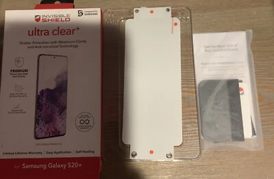 🍏 ZAGG - InvisibleShield Ultra Clear  for Samsung Galaxy S20,Open Box 🆕 - Image 1 of 2