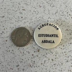 Agrupacion Estudiantil Abdala Studentengruppe Antikommunistische Kubaner Pinback Button - Bild 1 von 2