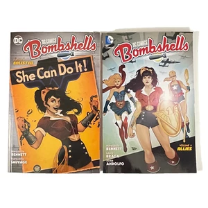 DC COMICS BOMBSHELLS Volume 1 &2 Trade Paperbacks Enlisted & Allies - Bild 1 von 11