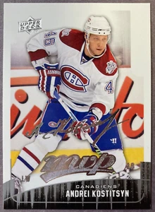 2009-10 Upper Deck MVP #140 Andrei Kostitsyn Montreal Canadiens - Picture 1 of 1