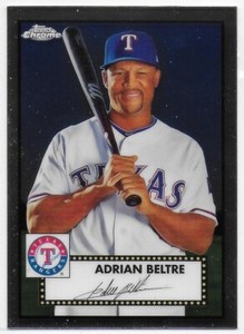 2021 Topps Chrome Platinum Anniversary #505 Adrian Beltre - Texas Rangers