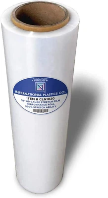 18" Stretch Film/Wrap 1200Ft 500% Stretch Clear Cling Durable Adhering Packing M - Image 1 of 4