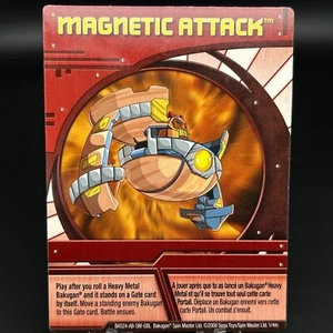 Bakugan MAGNETIC ATTACK Red Ability Card 2008 BA524-AB-SM-GBL 1/4m - Picture 1 of 7