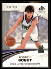 Andrew Bogut 2005-06 Upper Deck SP Game Used RC /999 #150 Milwaukee Bucks