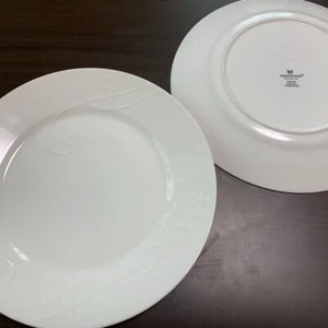 Wedgwood Nature Dinner Plate Set Of 2 Pair 27cm White Bone China Tableware - Picture 1 of 5