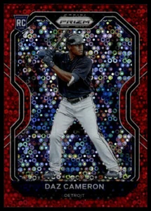 2021 Panini Prizm #177 Daz Cameron Red Disco Circles Prizm #/99 - Picture 1 of 2