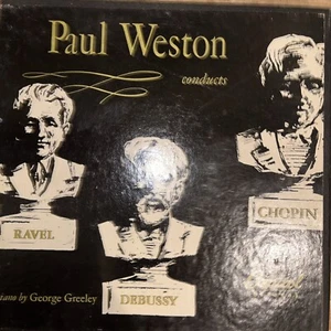 Paul Weston-"...Conducts Ravel,Debussy& Chopin"-Capitol Records Box Set -3 45’s - Picture 1 of 7
