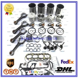 4JA1 4JA1T Engine Rebuild Kit & 4 Connect Rod For Isuzu NHR54 TFR54 Rodeo Pickup - Picture 1 of 6