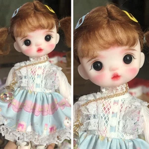 Lindo BJD 1/8 1/12 Muñeca Conjunto Completo Muñecas Articuladas con Bola + Ropa Mini Encantadoras Niñas - Imagen 1 de 5