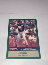 1995 Milwaukee Brewers Police Card #20 Kevin Seltzer