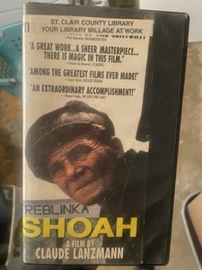 Shoah VHS Tapes Part 1 And 2 Former Rental 1985 - Picture 1 of 3