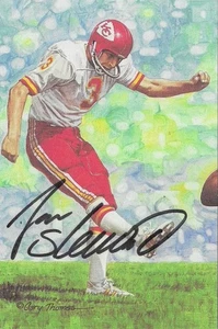 SELTENE VON JAN STENERUD SIGNIERTE TORLINIEN-KUNSTKARTE ~ BLAUES SIEGEL VERANKERTER BEWEIS ~ HOF AUTO - Bild 1 von 2