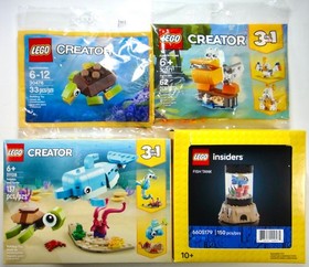 LEGO Creator: 6605179 / 500962 Fish Tank, 31128 Dolphin Turtle, 30476, 30571