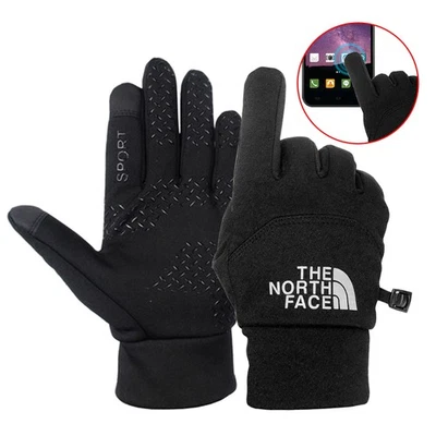 THE NORTH FACE L/XL Herren Unisex Screentouchable Wasserdicht Winter Radfahren Handschuhe NEU