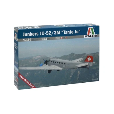 JU 52 CIVILIAN AEREO KIT 1:72 Italeri Kit Aerei Modellino Nuovo - Immagine 1 di 2