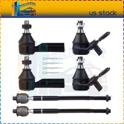 Fit For 1998-2002 Chevrolet Prizm Set Of 6 Front Tie Rod End Ball Joint Kit - Image 1 of 4