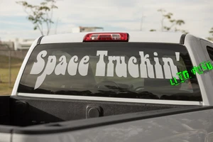 SPACE TRUCKIN' AUFKLEBER STICKER VINYL Keep on Vannin' Street Van 2% Vanner - Bild 1 von 3