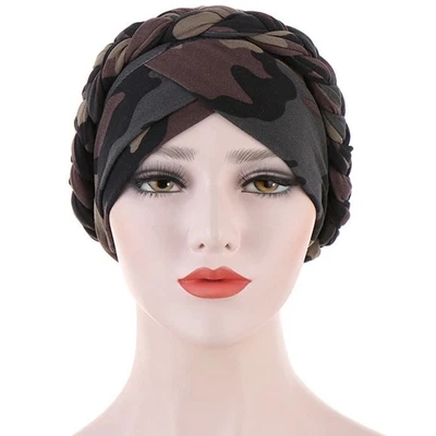 2 pezzi sciarpa turbante da donna cappello di bellezza copricapo per - Immagine 1 di 4