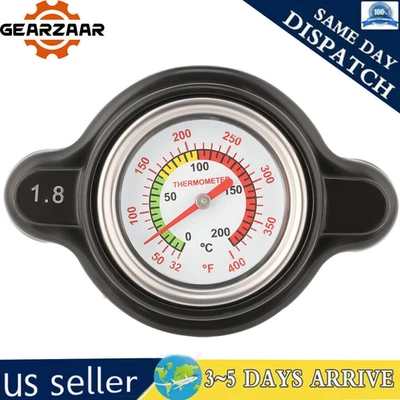 Tapa de radiador de alta presión 1,8 con medidor de temperatura para Yamaha Can-Am Arctic Cat Pqcwcn Foto 1 de 4