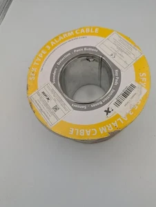 100m Roll SFX 4 Core TCCA Type 3 Alarm Cable White LSF (White) - Picture 1 of 4