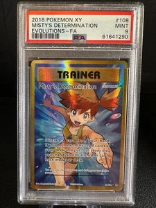 Misty's Determination 108/108, Evolutions, Pokemon, PSA 9 - Imagen 1 de 2