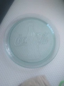 Coca Cola Glass Plate - Picture 1 of 8