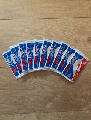 🔥 Lot de 10 Booster Packs NBA Hoops 1989 📦 Vintage Basketball Trading Cards - Photo 1/4