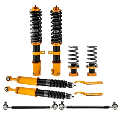 Coilover Struts Shocks Kit For Toyota Yaris 2007-2010 Suspension Kit Adj. Height - Image 1 of 4