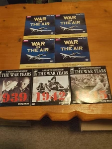 7 WAR IN THE AIR/WAR YEARS 'A YEAR TO REMEMBER' PROMO DVDS-DAILY MAIL - Picture 1 of 1