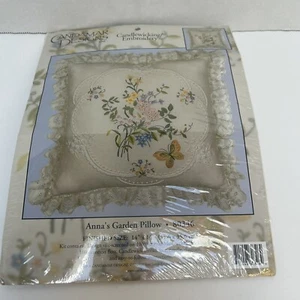 Candamar Designs Nueva Almohada Bordada Bordada Jardín Anna Estilo #80346 - Imagen 1 de 3