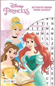 NEW Disney Princess Word Search Digest Activity Book - Birthday, Gift, Travel - Bild 1 von 1