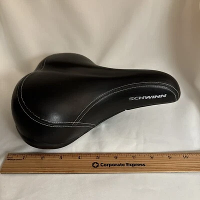Велосипедное сиденье Schwinn Cionlli черное 10 дюймов x 9 дюймов - Изображение 1 из 4