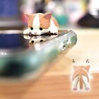 PVC Edge Cat Figurines DIY Cat Refrigerator Sticker Cute Cat Ornament