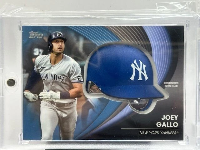 2022 Topps Update Series Joey Gallo Batting Helmet Card #BH-JG Yankees Thick - Image 1 of 2