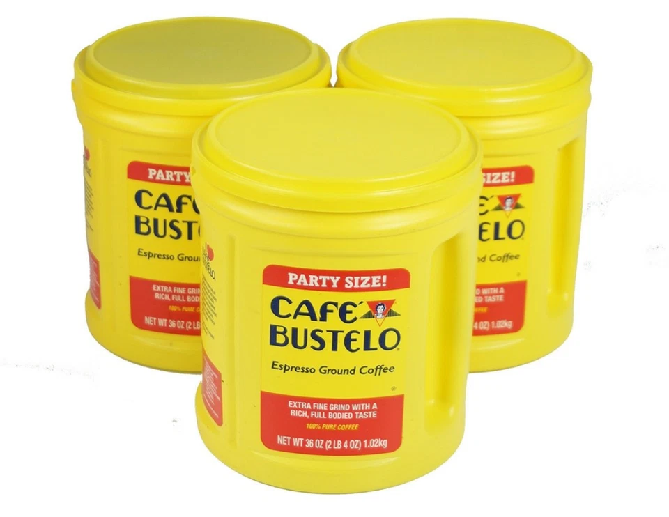 Cafe Bustelo Espresso Ground Coffee, Dark Roast 36 oz Canister (3 pack) - Image 1 of 1