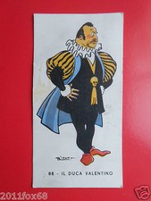 Figurines Card Figuras I 4 Mosqueteros 88 Perugina Buitoni 1936 Duque Valentino