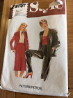 1979 ORIGINAL STYLE SEWING PATTERN 2757  jacket, skirt size 10 CUT FREE  P&P