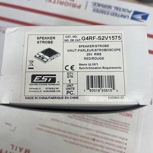 NEW- EST Edwards Systems Technology RED G4RF-S2V1575 Speaker/Strobe 25V - Picture 1 of 4