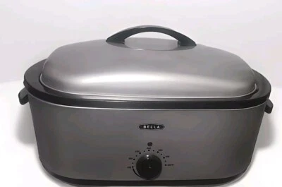 Horno tostador Bella 18 Qt ELEC. Estante para asar pavo buffet 150°F-450°F (YORO-18) Foto 1 de 4