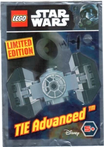 LEGO Star Wars - TIE Advanced - Paquete de papel de aluminio - Polybag - 911722 - Nuevo y sellado 2017 - Imagen 1 de 1