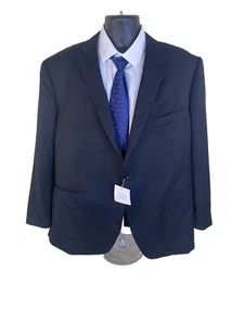 Indochino Sport Coat Mens 50R Black Wool Paisley Liner Two Button NEW - Picture 1 of 17